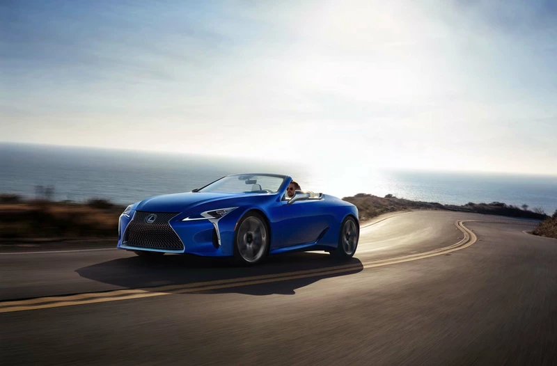 The first 2021 Lexus LC convertible will be sold at a charity auction.