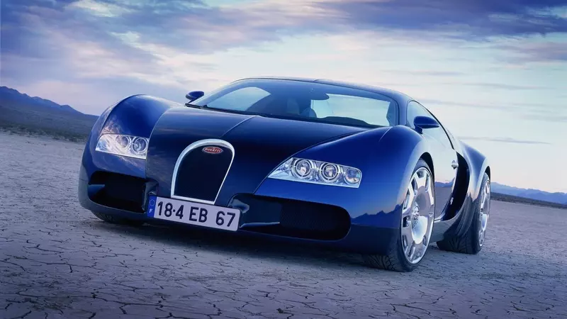 The Bugatti Veyron began as a sketch of an 18-cylinder car on an envelope.