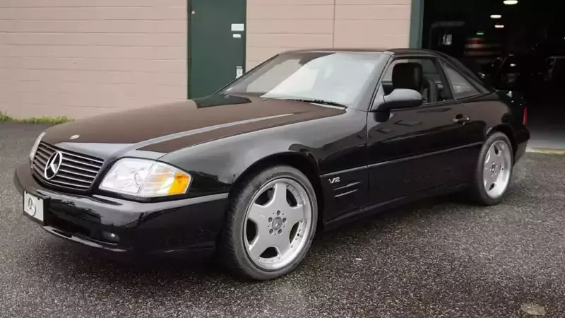 For sale is a 2001 Mercedes-Benz SL600 (no title).