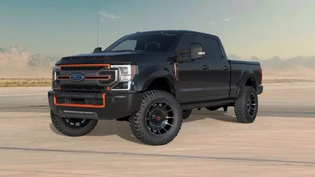 A Ford F-250 Harley-Davidson version of the Ford F-250 will debut in 2020, priced at $111,000.