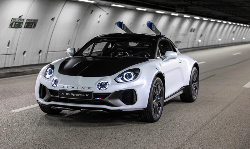 Alpine has unveiled an off-road version of the A110 SportsX concept.