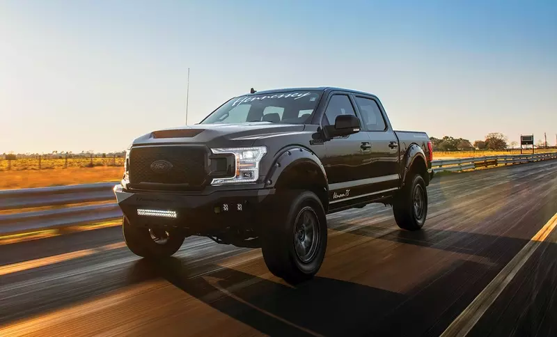 The 2020 Ford F-150 will be upgraded to 775 hp by Hennessey.