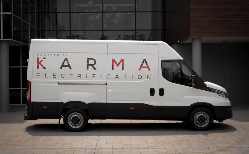 Karma has unveiled a concept for a long-range electric van.