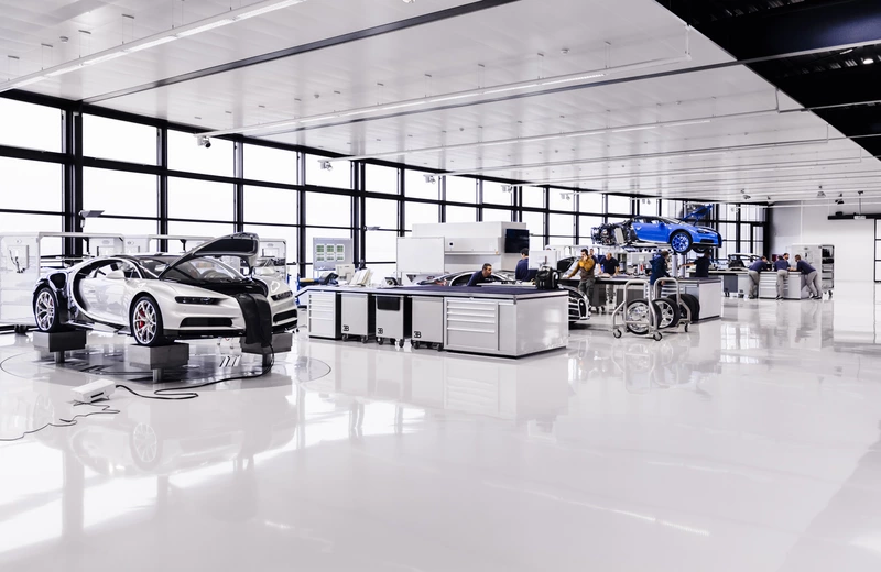 A new video showing how the Bugatti Chiron is built.