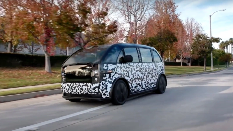 Jay Leno checked out the first models from electric car company Canoo.