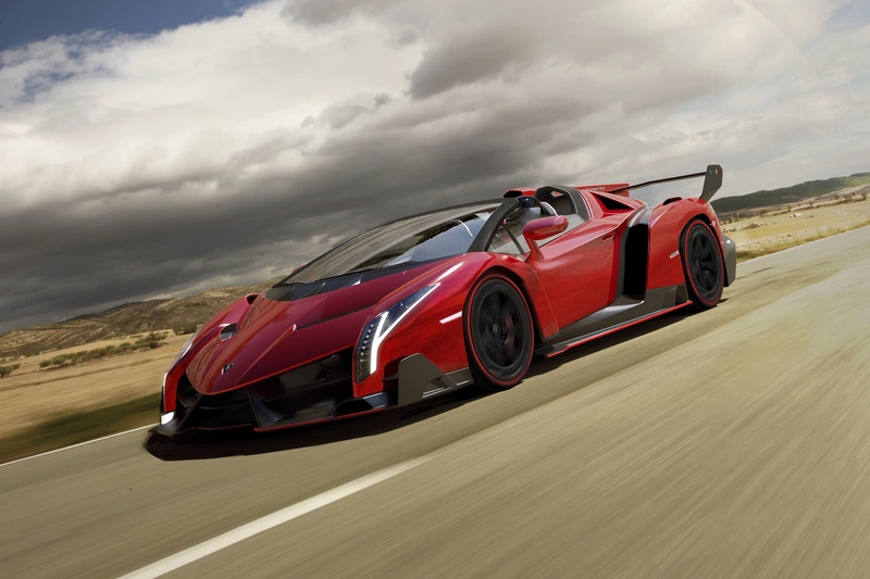 Here are some details about the multi-million dollar Lamborghini Veneno Roadster