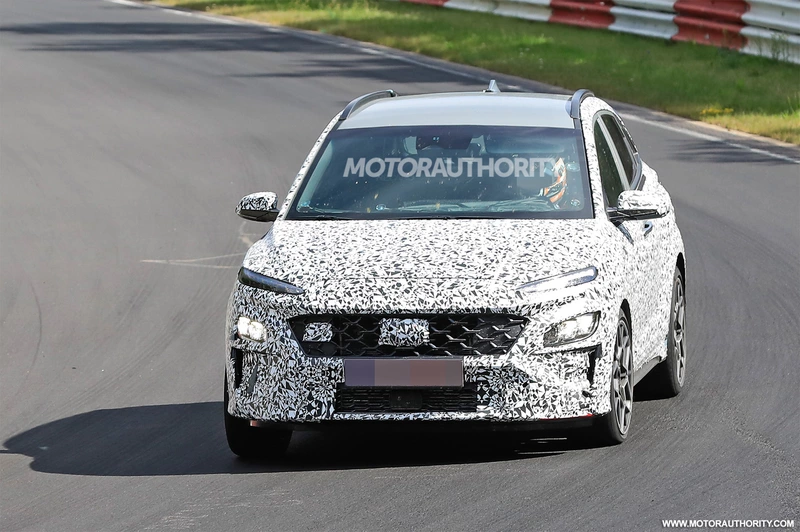 Spy shots and video of the 2022 Hyundai Kona N