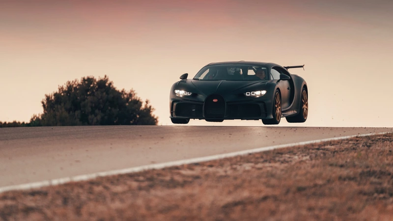 Bugatti Chiron Pure Sport being tested in Nardo.