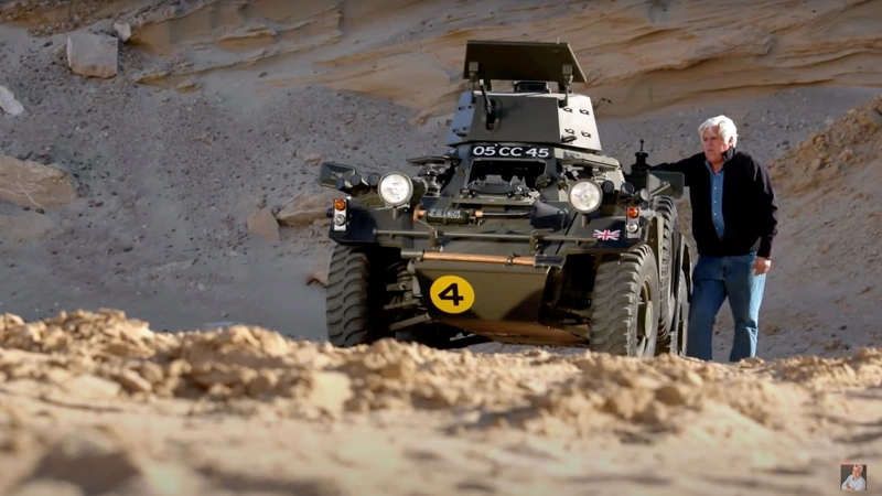 Jay Leno presented his 1959 Ferret Mk2 military scout car.