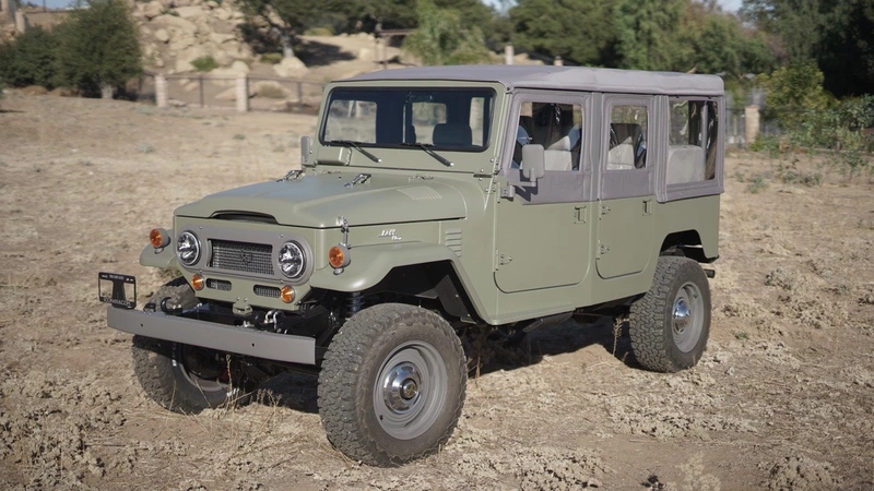 An icon casts a spell on a 1972 Toyota Land Cruiser FJ44