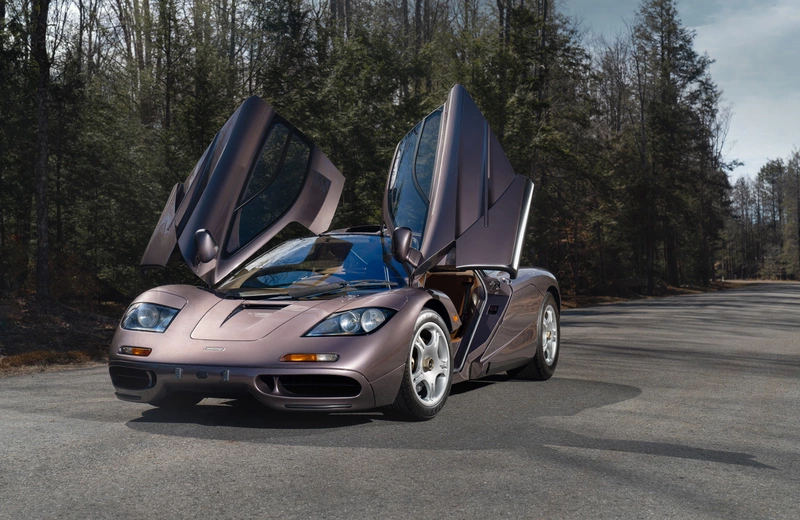 A time capsule with 243 miles on the odometer, a 1995 McLaren F1 sold for more than $20 million.