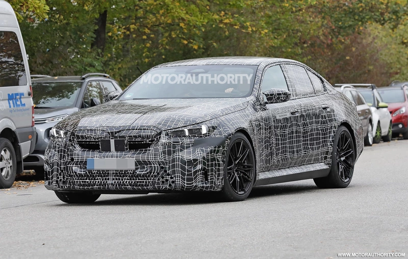 2025 BMW M5 Spy Shots and Video: New Super Sedan to Feature Hybrid?