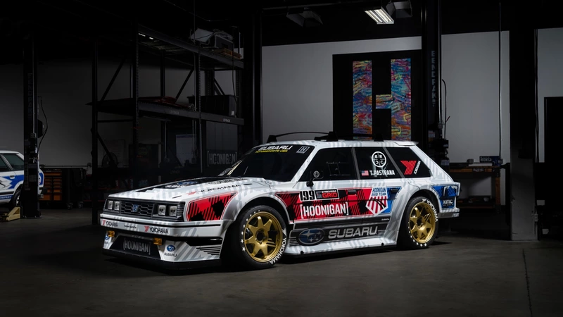 Deep Dive Travis Pastrana Gymkhana Car, Subaru Family Huckster