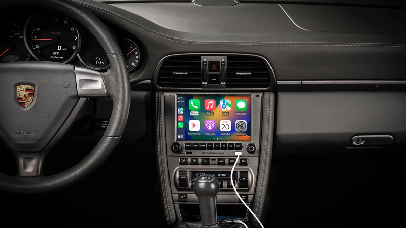 Apple CarPlay can now be added to more classic Porsches