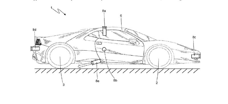 Ferrari patents performance-enhancing gas propulsion system