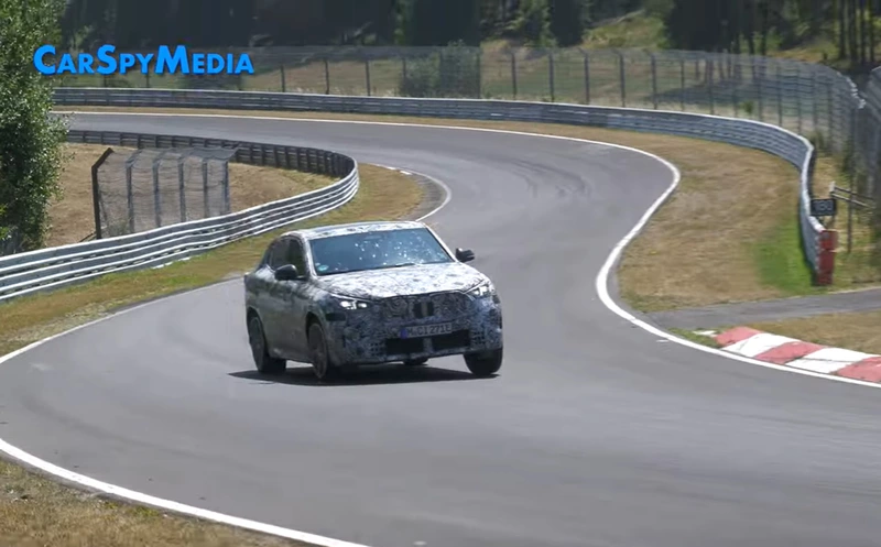 2024 BMW iX2 spy video