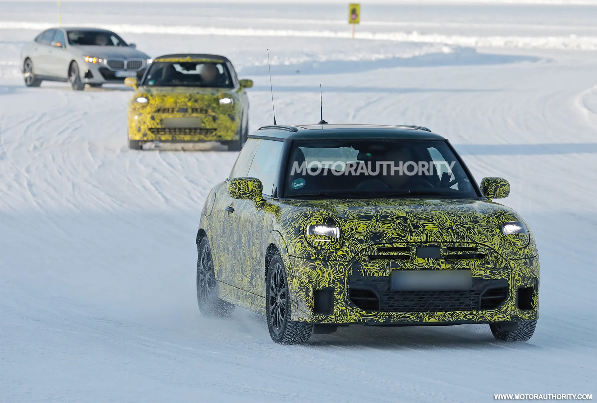 2025 Mini John Cooper Works hot hatch spotted