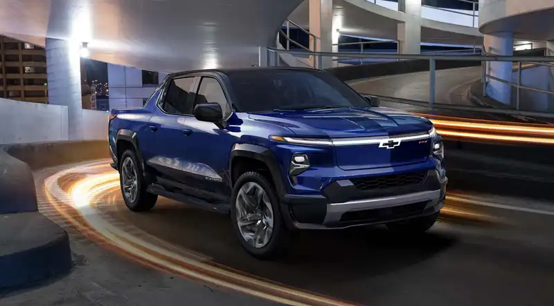 2024 Chevrolet Silverado EV RST priced at $96,495 with a range of 440 miles