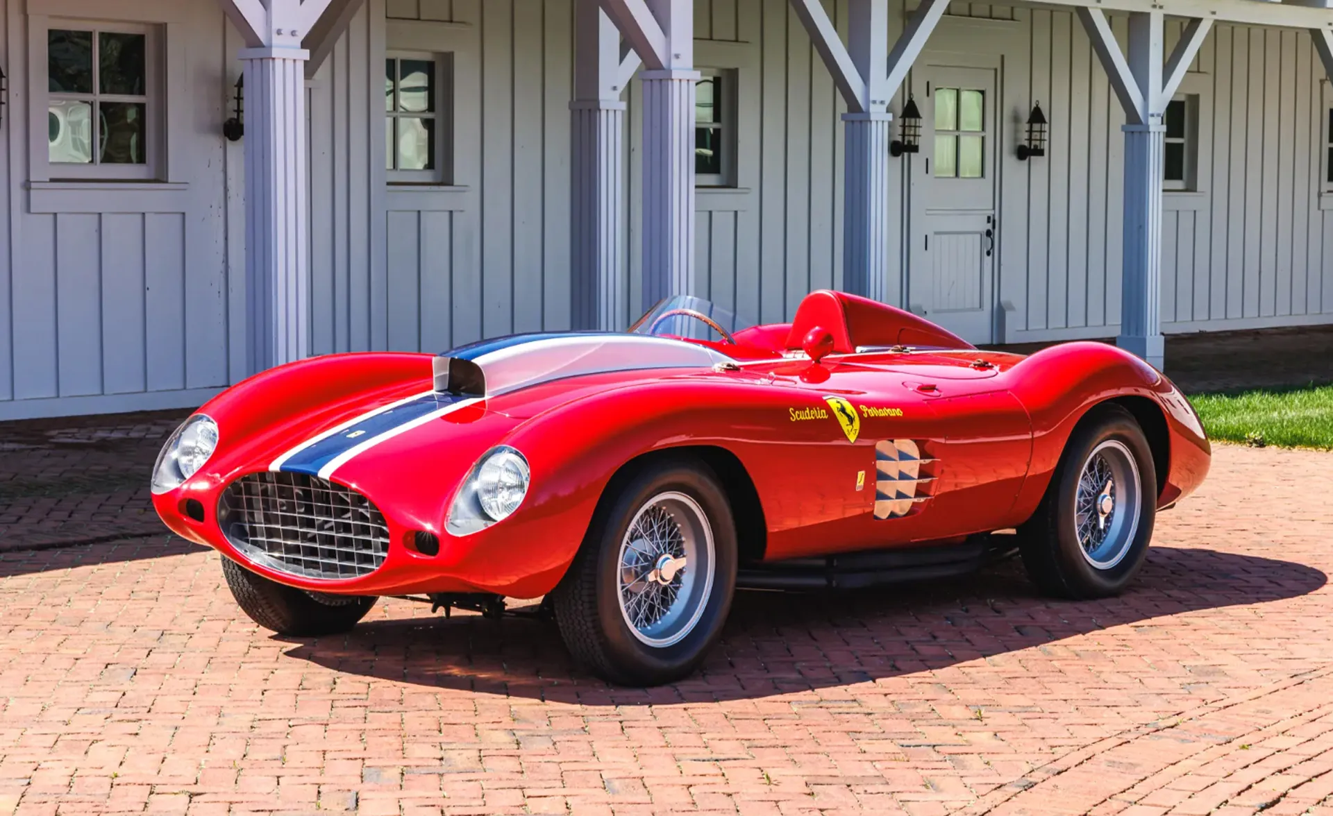 1955 Ferrari 410 S driven to victory by Carroll Shelby to be auctioned