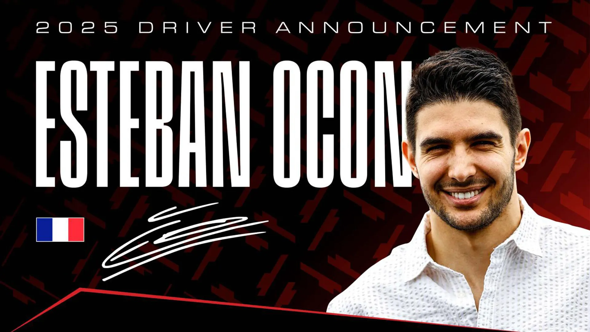 Esteban Ocon to drive for Haas F1 Team from 2025