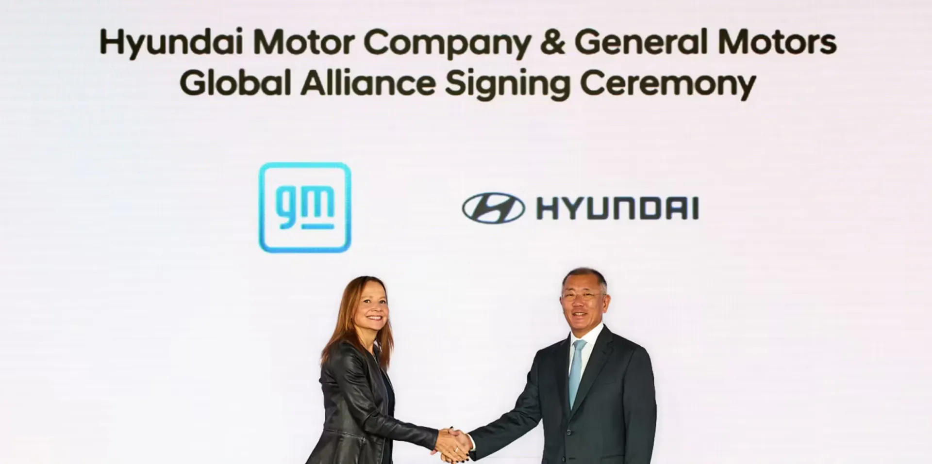 GM and Hyundai Motor Company seek alliance, including joint vehicle development